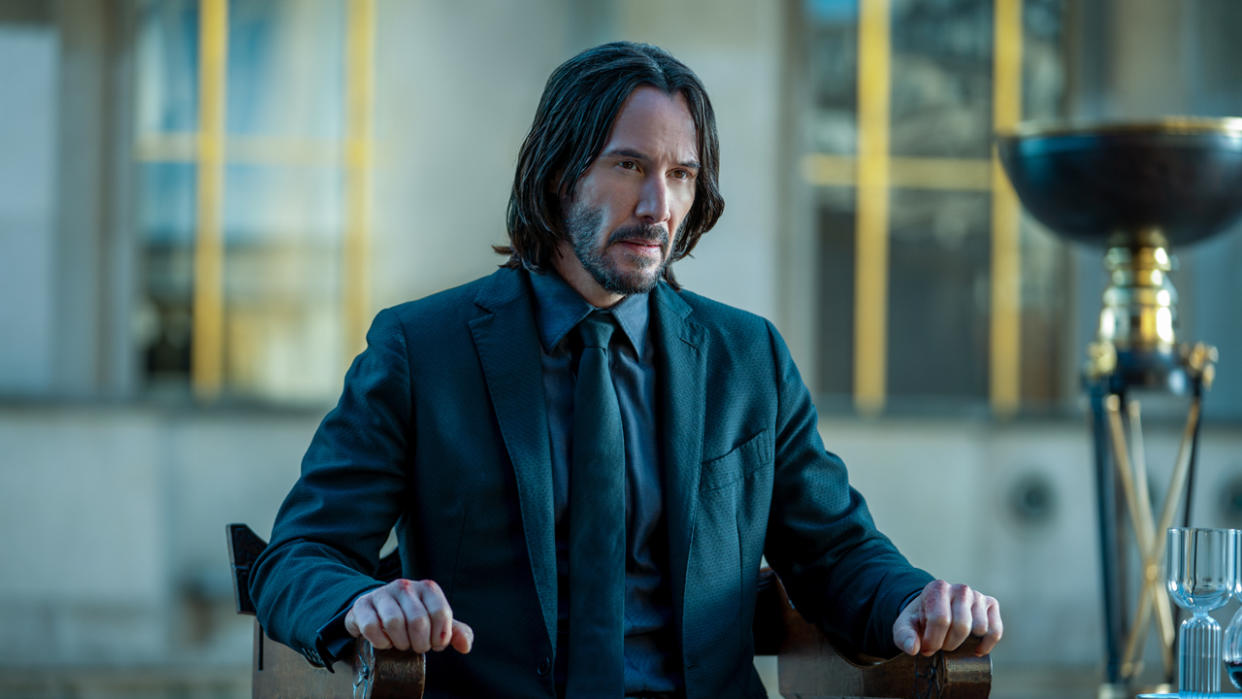  Keanu Reeves as John Wick in John Wick: Chapter 4. 