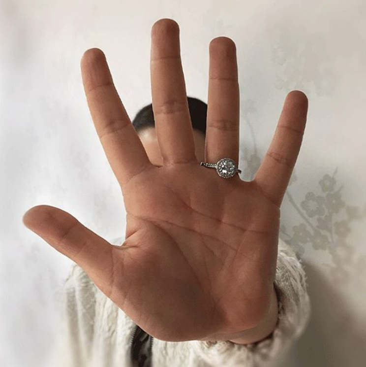 72% of women wouldn't trust their partner to pick their engagement ring [Photo: Instagram/beaverbrooksthejewellers]