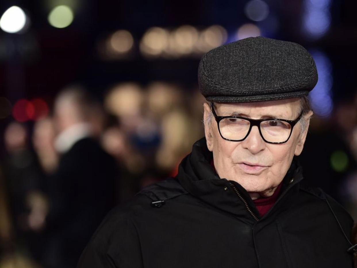 Ennio Morricone denies making disparaging comments about his collaborator Quentin Tarantino: AFP/Getty