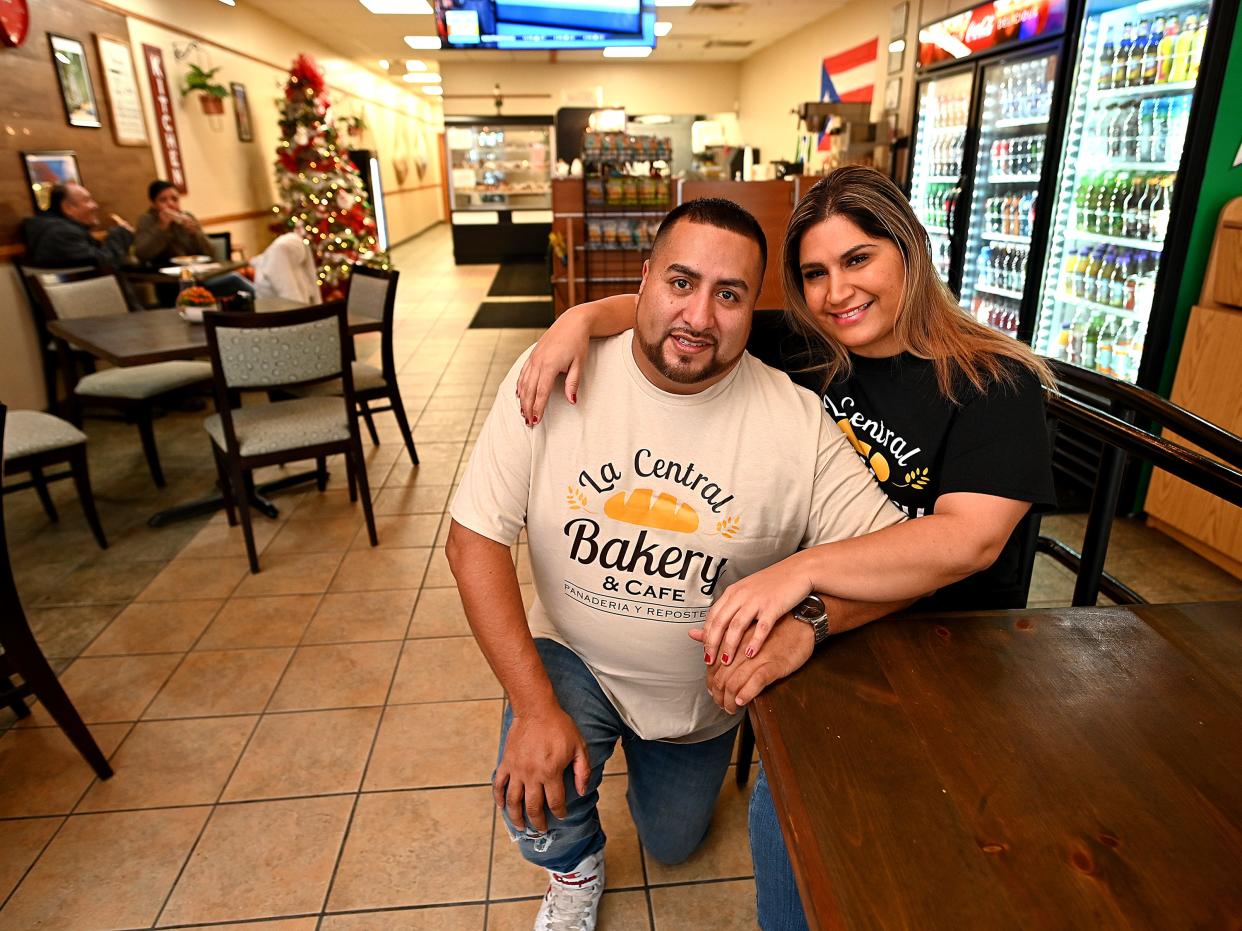 La Central Bakery & Cafe owners José Rohena and Jessica Ortiz.