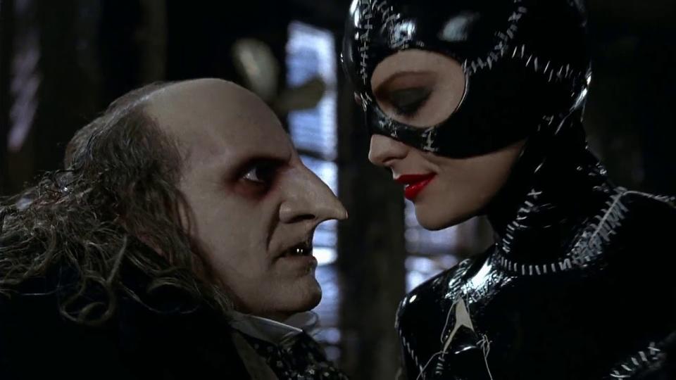 Danny DeVito and Michelle Pfeiffer in Batman Returns (Warner Bros)