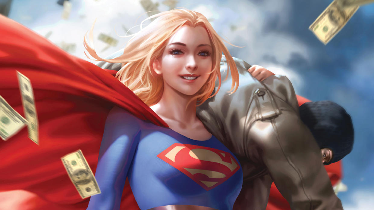  Art from Supergirl #38. 