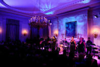 Singer, Chrisette Michele performs at the state dinner in honor of Singapore Prime Minister Lee Hsien Loong at the White House in Washington U.S., August 2, 2016. REUTERS/Mary F. Calvert