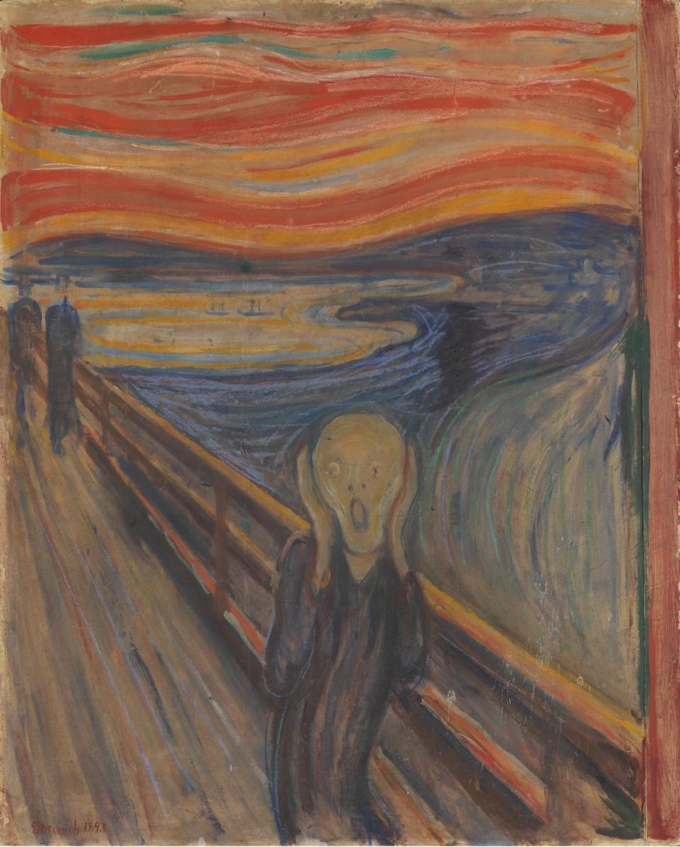 "The Scream" painting by Edvard Munch