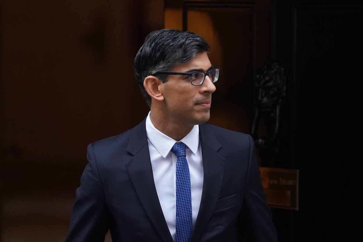 Prime Minister Rishi Sunak (Jordan Pettitt/PA) (PA Wire)