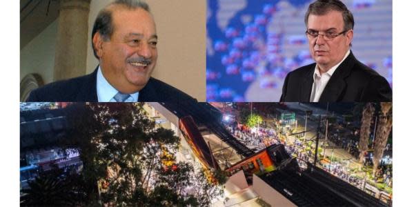 New York Times responsabiliza a Marcelo Ebrard y Carlos Slim por desplome de Metro en México