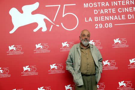 The 75th Venice International Film Festival - Photocall for the film "Peterloo" competing in the Venezia 75 section - Venice, Italy, September 1, 2018 - Director Mike Leigh. REUTERS/Tony Gentile