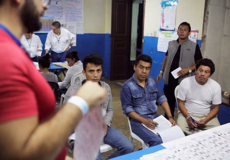 First round of presidential election in Guatemala