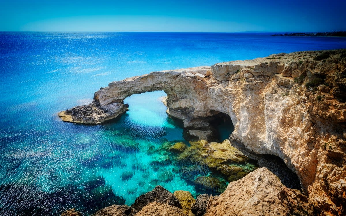 Ayia Napa’s Bridge of Love is one of Cyprus’s most beautiful natural attractions  (Getty Images/iStockphoto)