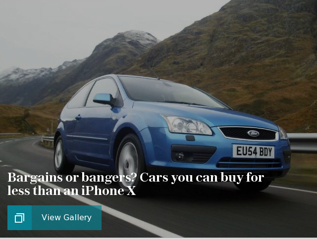 Bargains or bangers? Cars you can buy for less than an iPhone X