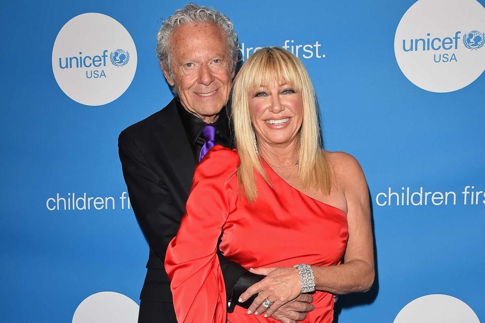 <p>Axelle/Bauer-Griffin/FilmMagic</p> Alan Hamel and Suzanne Somers.