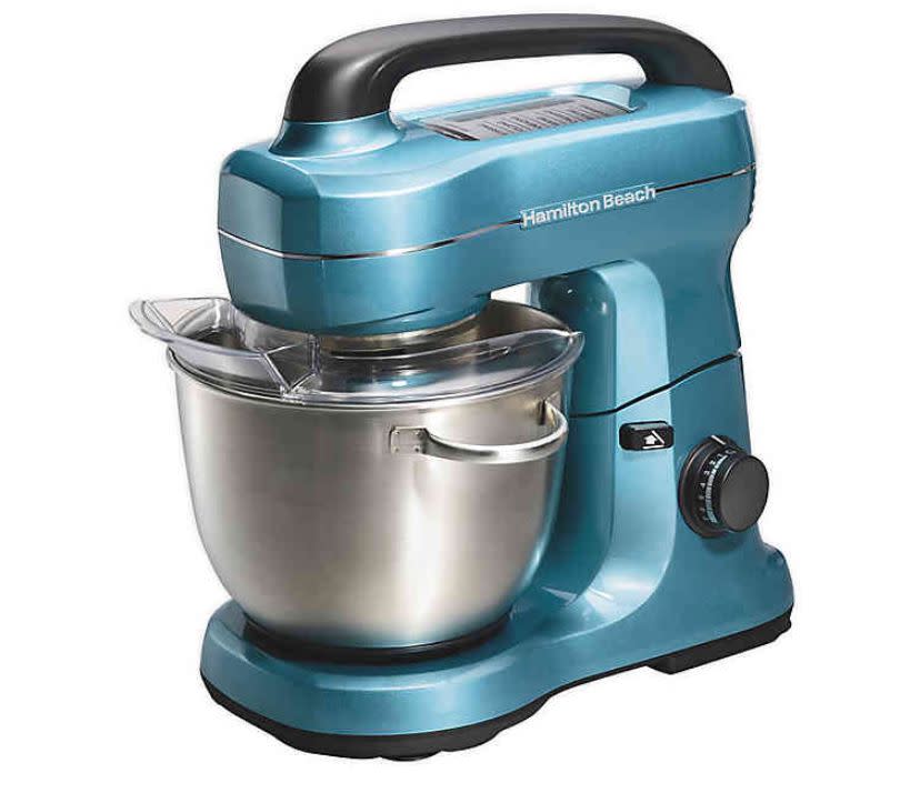 This stand mixer has a splatter shield guard so you don't get any drops on your apron. Plus, with seven mixing speeds, you'll be able to mix all kinds of recipes. <a href="https://fave.co/2JBmzIp" target="_blank" rel="noopener noreferrer">Find it for $100 at Bed Bath &amp; Beyond</a>.&nbsp;