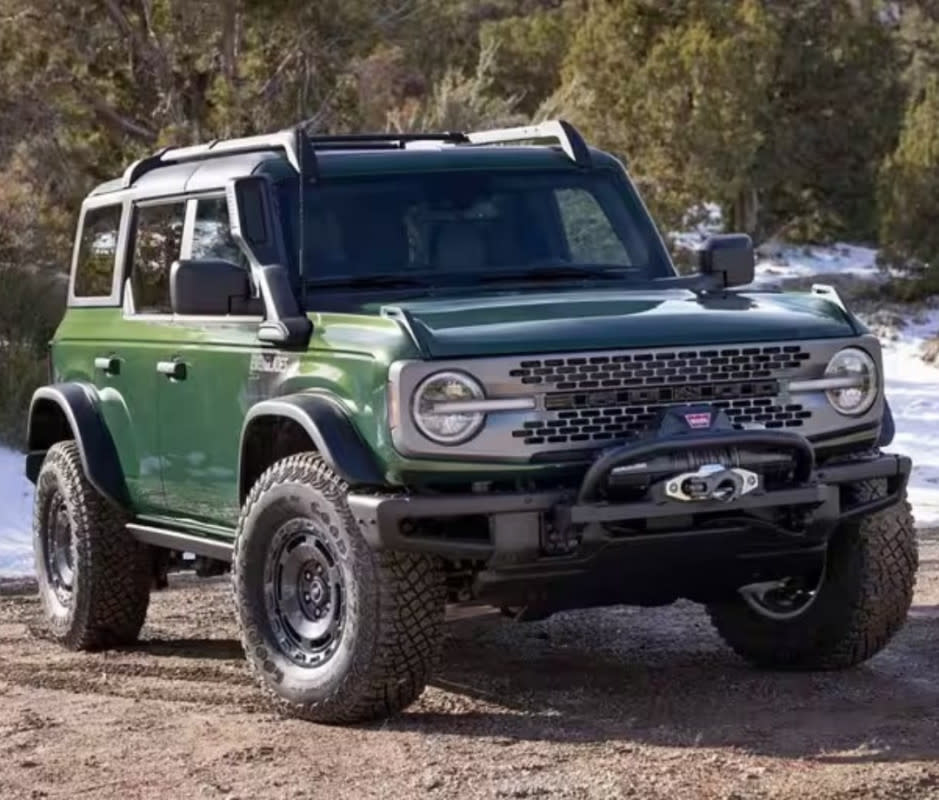 <p>Courtesy Image</p><p>Maybe the most well-rounded selection of off-roading SUVs comes from Ford with the Bronco. Buyers can either go bigger-than-big with the absolutely absurd Bronco Raptor, or pick a base model and build out a perfect overlanding rig from there. The Bronco’s main downside is a lack of interior space, but with locking differentials, plenty of room for big tires, a disconnecting sway bar, and three different engine options, something for every potential build exists in the lineup. And whether buying from Ford or an aftermarket upfitter, a ton of accessories including roof tents, awnings, lighting packages, and storage solutions fit the Bronco with ease.</p>Specs<ul><li><strong>Model:</strong> 6th Gen</li><li><strong>Engine:</strong> 2.3L turbo-four/2.7L TTV6/3.0L TTV6</li><li><strong>Transmission:</strong> 2Hi/4Hi/4Lo w/ up to 3 lockers</li><li><strong>Price:</strong> $39,640</li></ul>