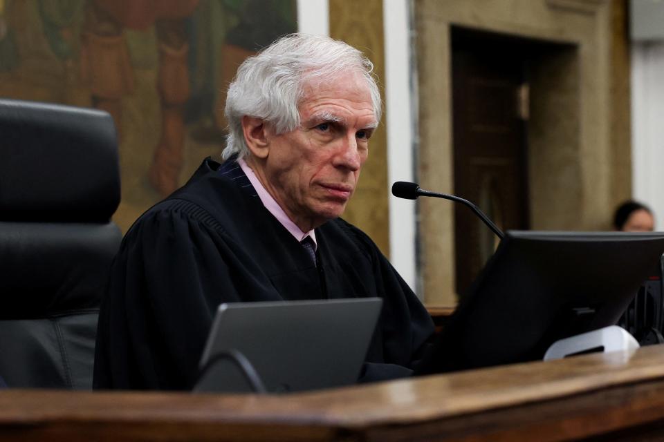 Judge Arthur Engoron attends the closing arguments in the Trump Organization civil fraud trial at New York State Supreme Court in the Manhattan borough of New York City, on Jan. 11, 2024.