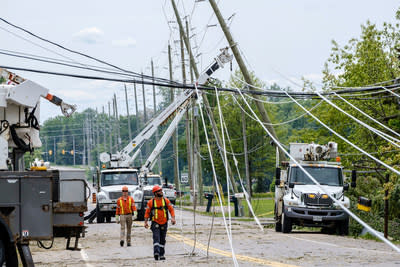 106,000 customers restored as Hydro crews receive support from other utilities (CNW Group/Hydro Ottawa Holding Inc.)