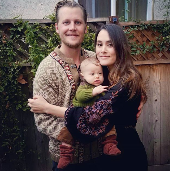 Natalie and husband David are proud parents to their 19-month-old, Finn. Photo: Instagram/the.cosmic.seedling