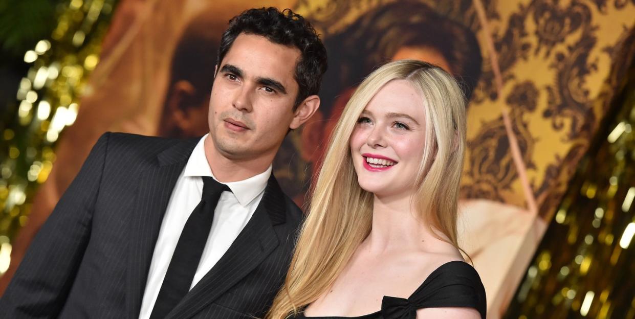 max minghella and elle fanning at the 