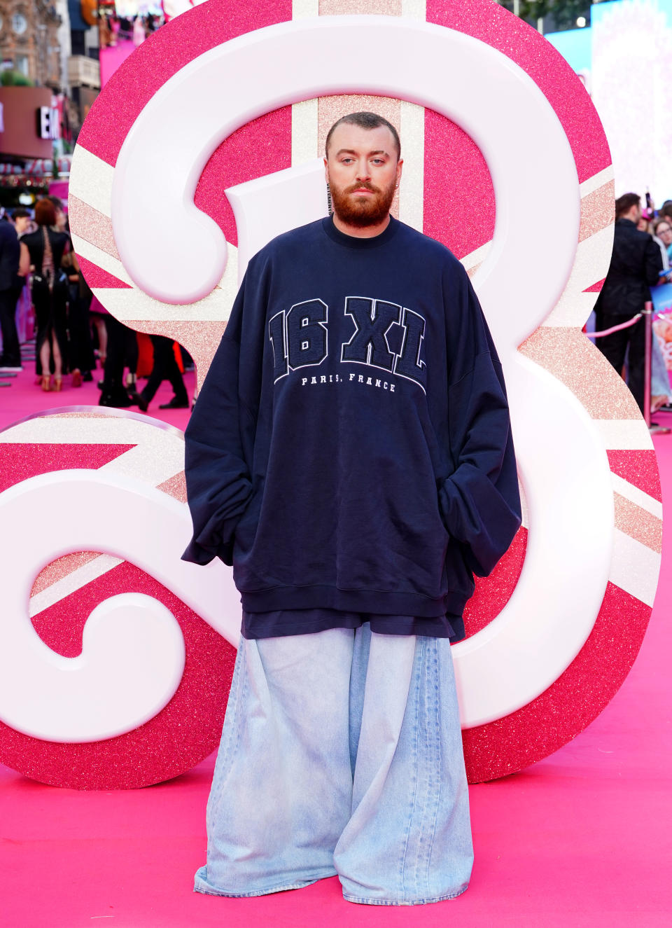 Sam Smith's look divided fans. (Getty Images)