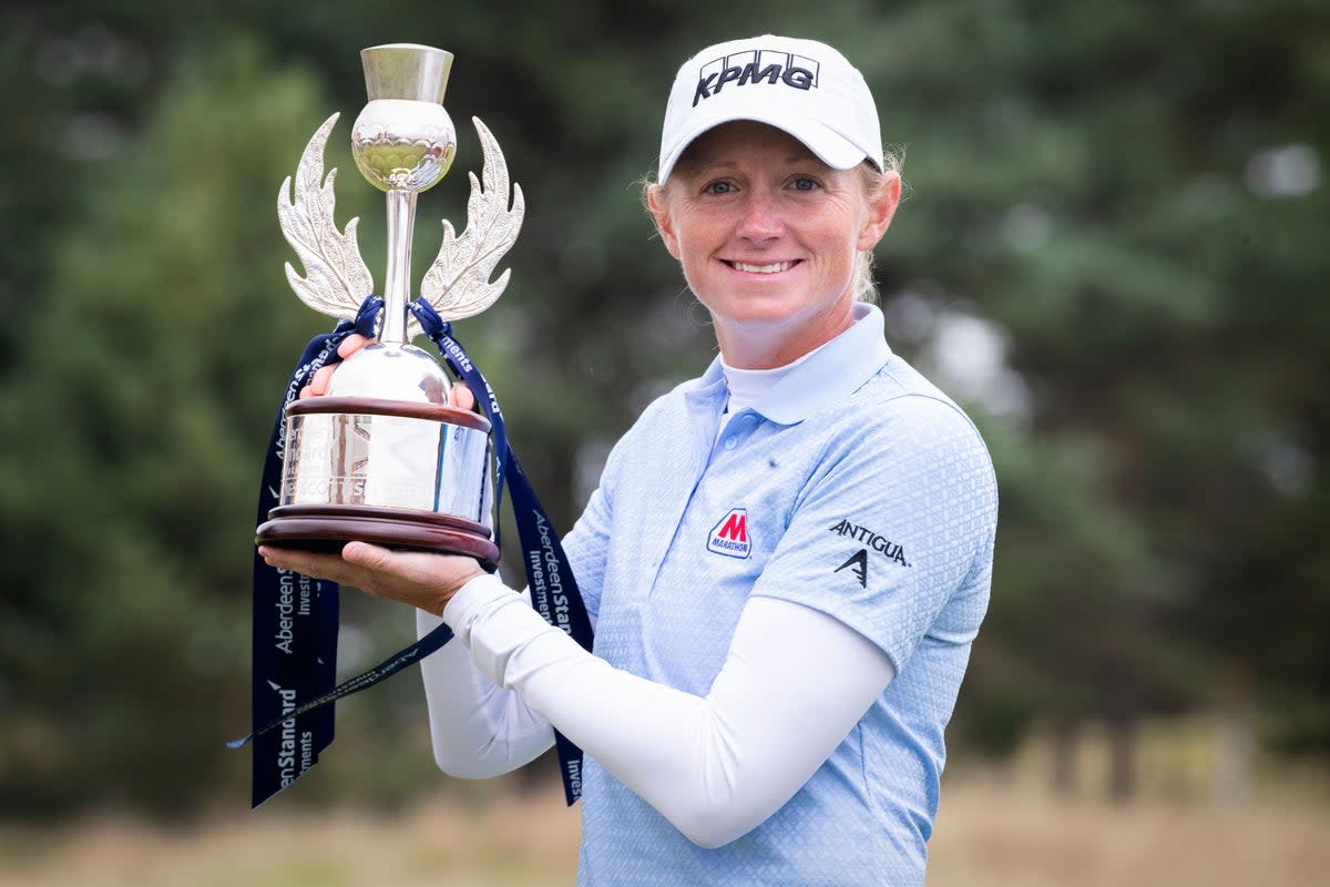 Stacy Lewis will captain Team USA for the second time at the 2024 Solheim Cup (Jane Barlow/PA) (PA Archive)