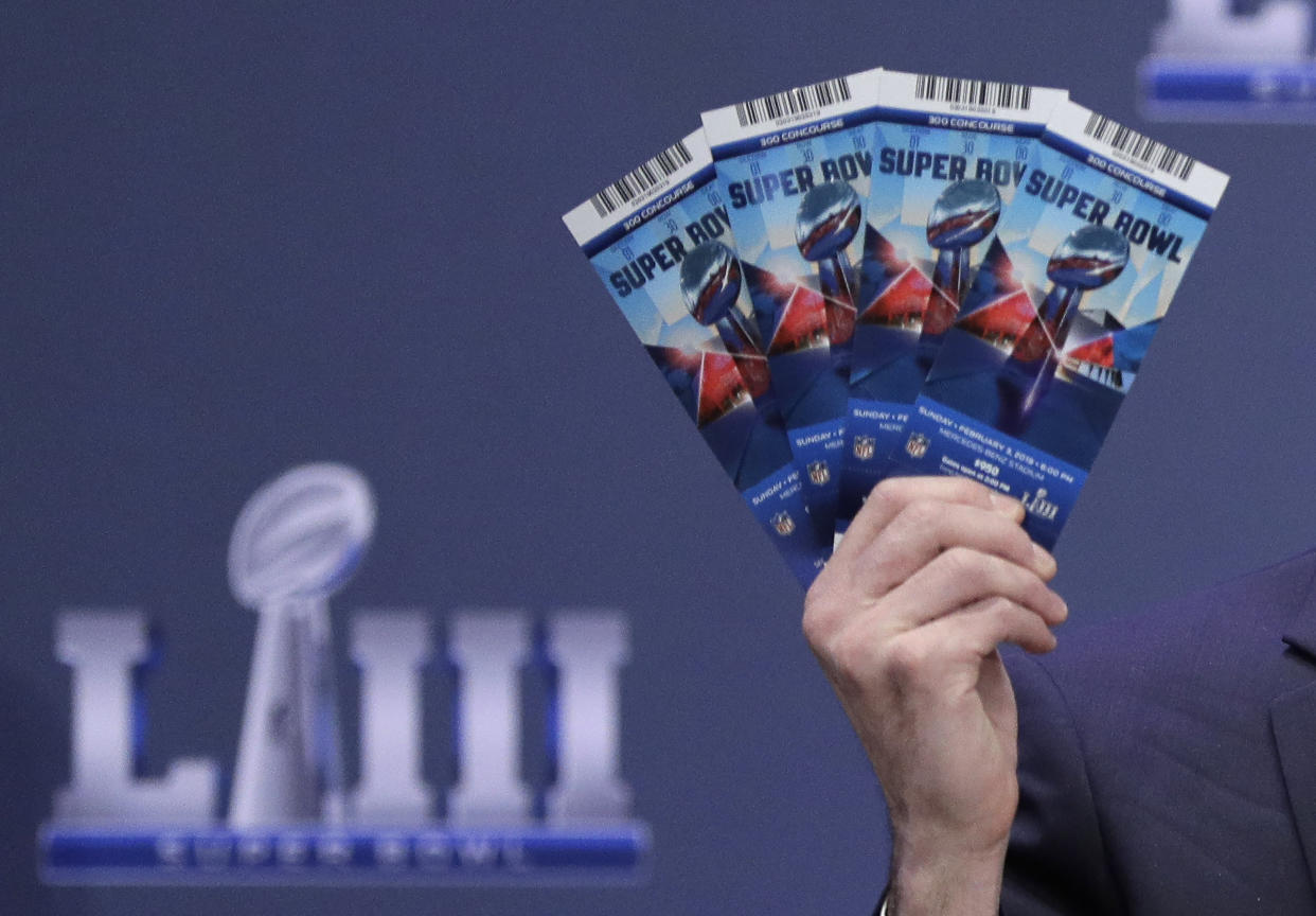 Community members trusted an Atlanta-area business man with more than $750,000 in an alleged Super Bowl ticket scam. (AP)