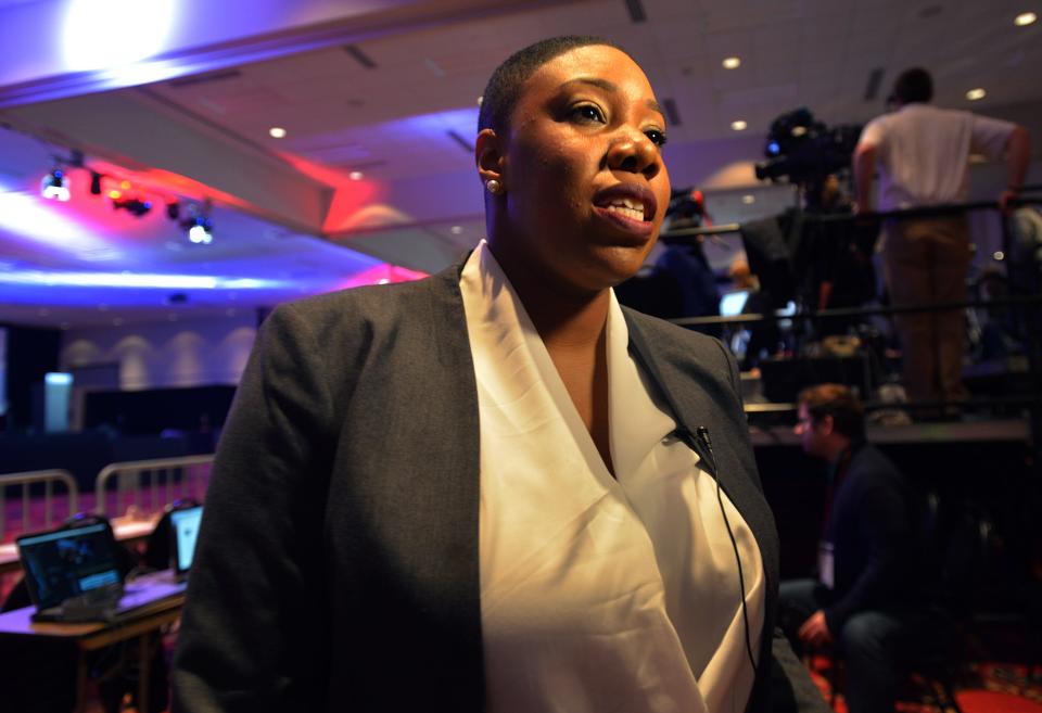 Symone Sanders, who worked as a senior adviser on Joe Biden's presidential campaign, will serve as chief spokesperson for Vice President Kamala Harris.