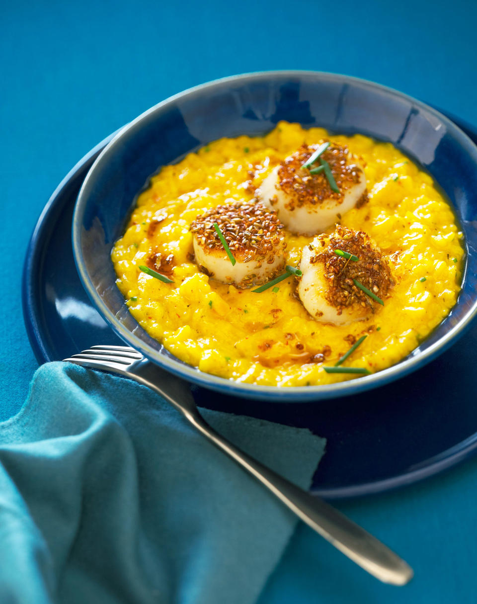 Saffron and Preserved Lemon Risotto