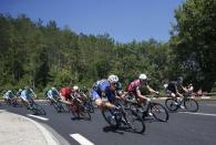 Cycling - Tour de France cycling race - The 190.5 km (118 miles) Stage 6 from Arpajon-sur-Cere to Montauban, France - 07/07/2016 - The pack of riders cycles during the stage. REUTERS/Juan Medina