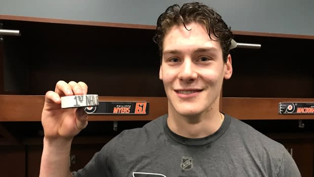 Dieppe's Philippe Myers makes his NHL debut with Flyers