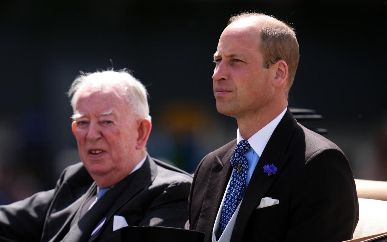 The Prince of Wales alongside the Earl of Halifax