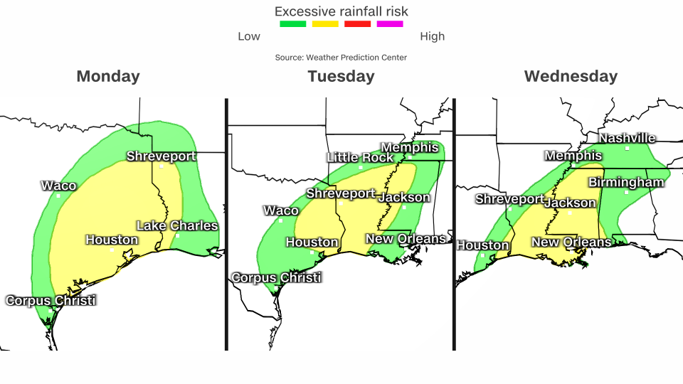 About 37 million people are under threat of flash flooding and excessive rainfall this week. - CNN Weather