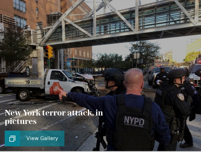 New York terror attack, in pictures