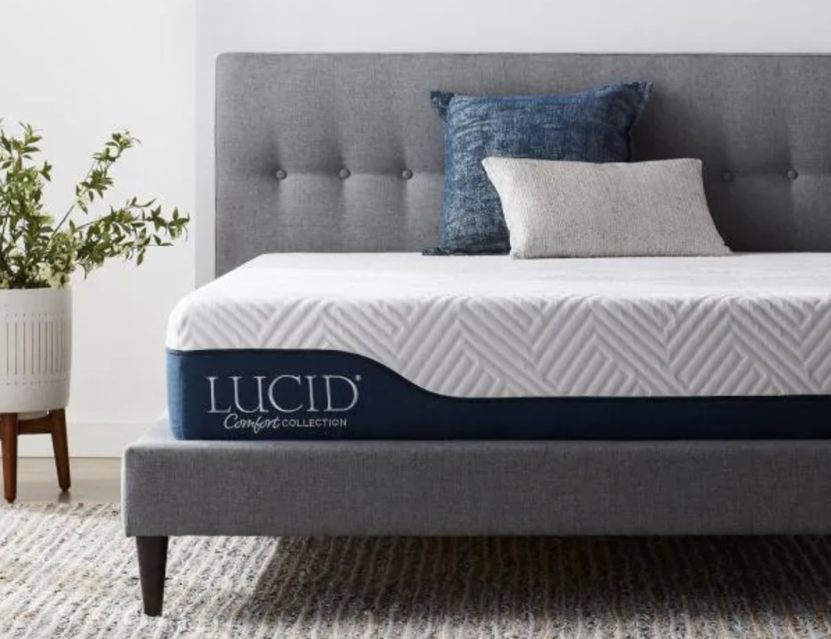 This hybrid memory foam mattress by Lucid is great for 