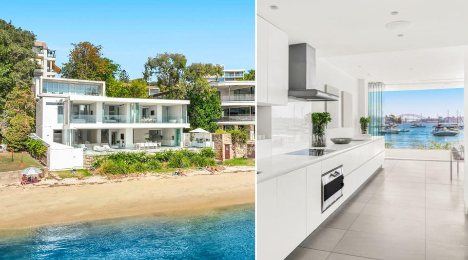 With $200m in the bank, why not live right on a beach? 