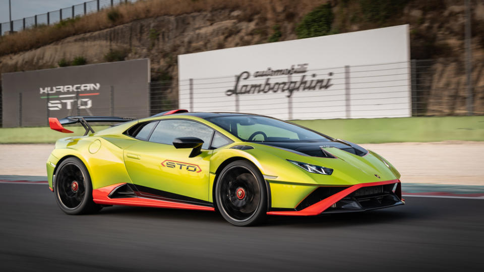 The recently introduced Lamborghini Huracán STO. - Credit: Photo: Courtesy of Automobili Lamborghini S.p.A.