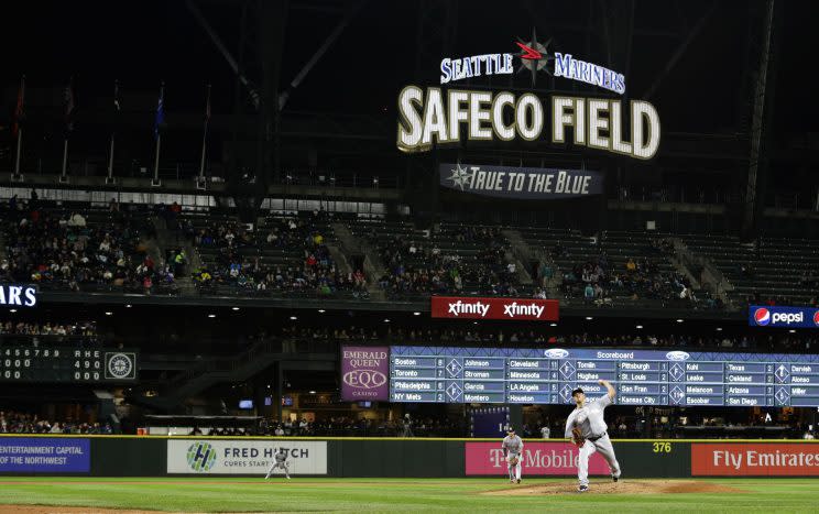 Safeco Field is the safest ballpark to sit down and have a meal. (AP Photo)