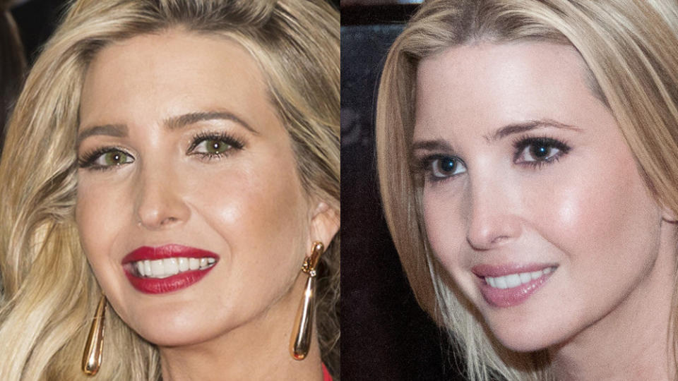 Ivanka Trump ist eine wirkliche Schönheit - aber auch eine natürliche? Nicht ganz. Denn hinter ihrem Aussehen steckt der ein oder andere Trick - nicht einmal die Augenfarbe ist immer echt.