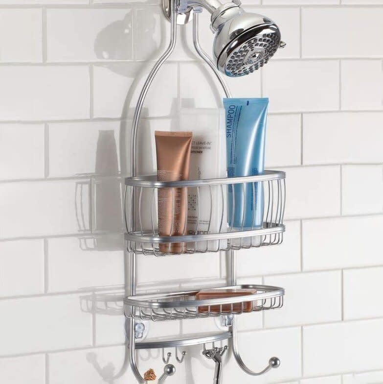 iDesign Metal Extra-Wide Hanging Shower Caddy, The York Collection