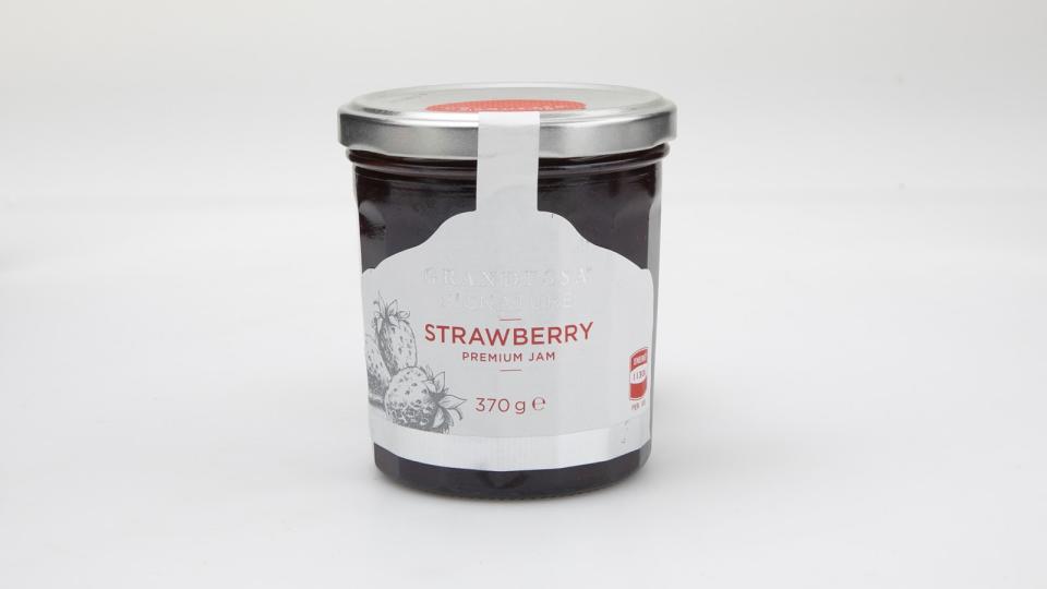 It wasn't all bad news for Aldi with their Grandessa Signature Strawberry Premium Jam landing them in second place. Photo: Supplied