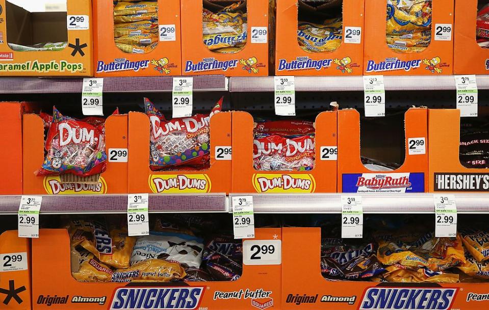 <p>2017 is the record year for Halloween spending in the US, with $9.1 billion being spent on the holiday in total. According to a survey by the National Retail Federation, 95% of respondents planned to purchase candy that year <a href="https://www.forbes.com/sites/sleasca/2017/10/30/halloween-spending-halloween-candy/?sh=51f4da1720a1" rel="nofollow noopener" target="_blank" data-ylk="slk:amounting in a total spend of $2.7 billion;elm:context_link;itc:0;sec:content-canvas" class="link ">amounting in a total spend of $2.7 billion</a> just on these festive sweets alone.</p>