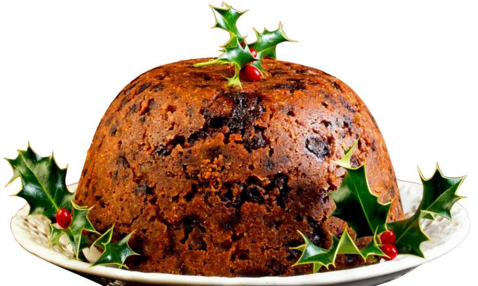 A Christmas pudding