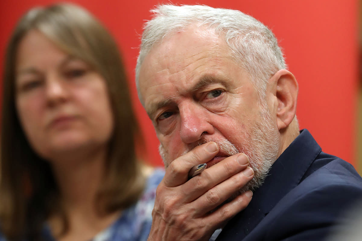 Labour party leader Jeremy Corbyn is adamant he will take Labour into the 2022 election: PA