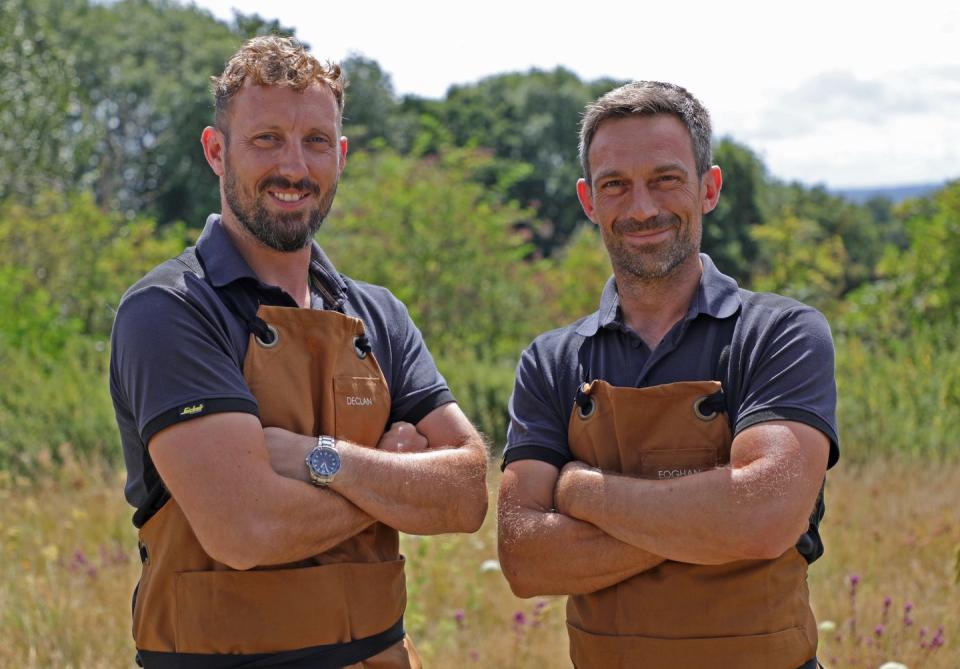 <p>Duo Declan and Eoghan both have degrees in landscape architecture and met at the University College Dublin eight years ago. Before taking part in the show, the pair worked together covering residential and commercial landscape design and contracting.</p><p>Speaking about filming the show, Eoghan says: 'We've had a lot of fun, and I know the editing team will make it look even more<br>spectacular than it already has felt on the day. It's also very competitive and very creative. What people produce is spectacular. I think people will see it is much more than flower arranging.'<br></p>