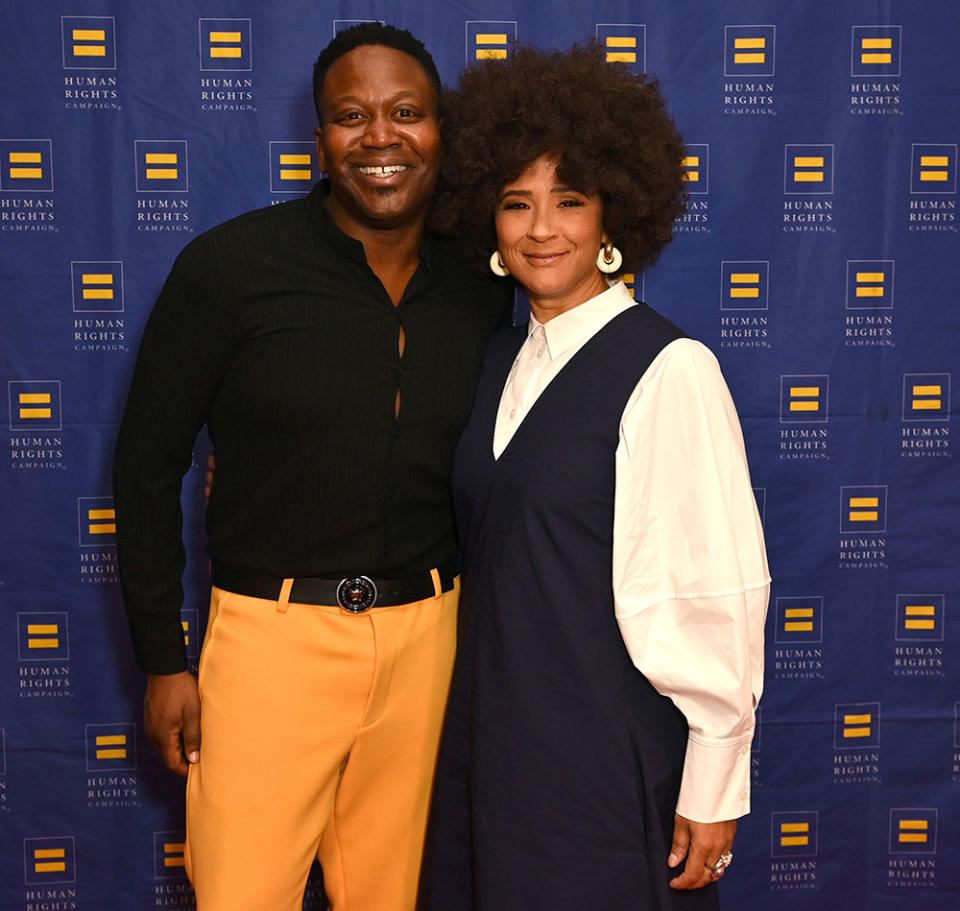 Tituss Burgess and Golda Rosheuvel  - Credit: Bryan Bedder/Getty Images