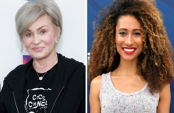 Head shots of two women