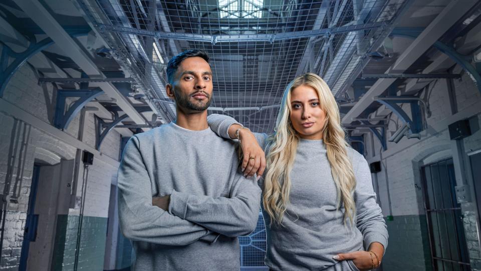 Celebrity Hunted S5. Bobby Seagull and Saffron Barker (Channel 4)