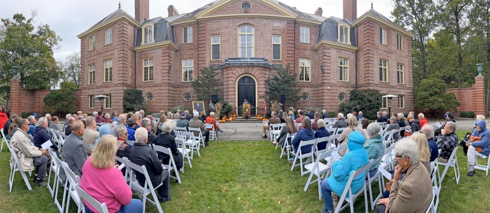 Visitors celebrated the 70th year of Kingwood Center Gardens on Tuesday during a rededication ceremony.