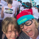 <p>The<i> Modern Family </i>actress participated in a local Color Run. And who better to have as her “running buddy” than one of her three sons. <i>(Photo: <a href="https://www.instagram.com/p/BF0Afv4pvhZ/" rel="nofollow noopener" target="_blank" data-ylk="slk:Instagram;elm:context_link;itc:0;sec:content-canvas" class="link ">Instagram</a>)</i></p>