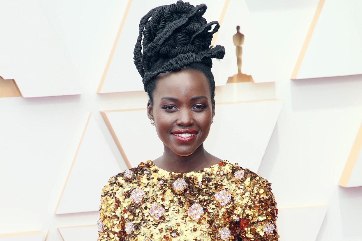 Lupita Nyong'o attends the 94th Annual Academy Awards at Hollywood and Highland on March 27, 2022 in Hollywood, California.