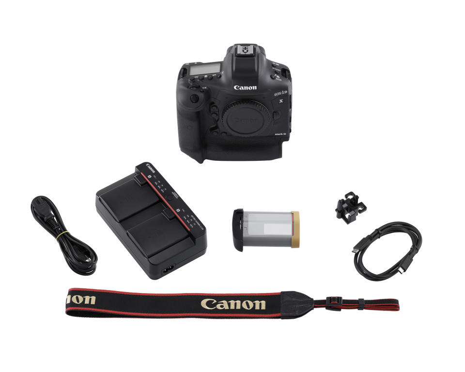 Canon 1DX Mark III DSLR 20fps shooting speeds 5.5K video