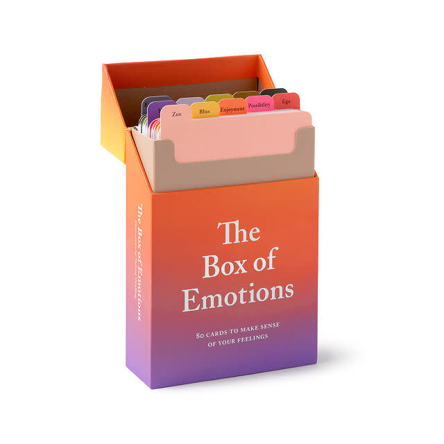 Emotion cards in a box
